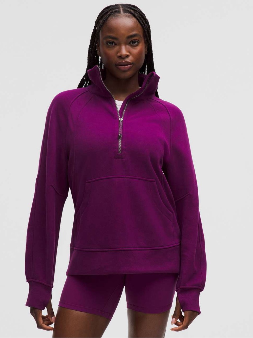 Lululemon Scuba Oversized Funnel-neck 1/2 zip